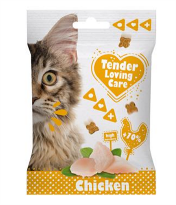 TLC SOFT KAT SNACK KYLLING 50G